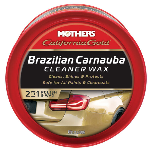 California gold brazilian carnauba cleaner wax paste 12 oz