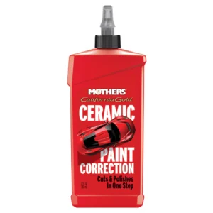 Corrector de Pintura Cerámico Mothers California Gold Ceramic Paint Correction 12 oz para eliminar remolinos y preparar la pintura.