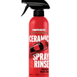 Sellador Cerámico Spray & Rinse Mothers California Gold 24 oz con tecnología SiO₂ para proteger la pintura del automóvil.