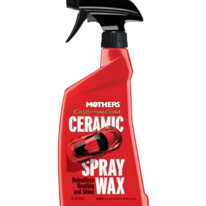 Cera Cerámica en Spray Mothers California Gold Ceramic Spray Wax 16 oz con tecnología SiO₂ para proteger la pintura del automóvil.